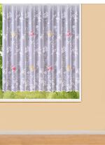 Blumenfenster-Vorhang mit Universalschienenband MULTICOLOR