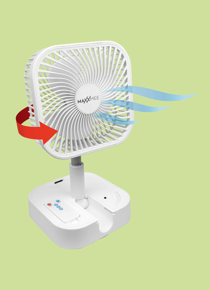 2-in-1: Tisch- und Standventilator in einem von Maxxmee 
