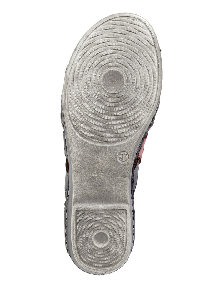 Gemini Sandalette aus Rind-Nappaleder BLAU-WEISS-ROT