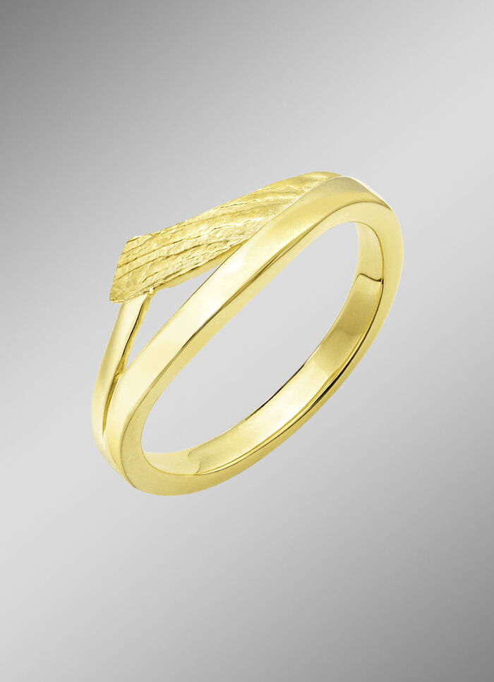 Vergoldeter Damenring aus Silber 