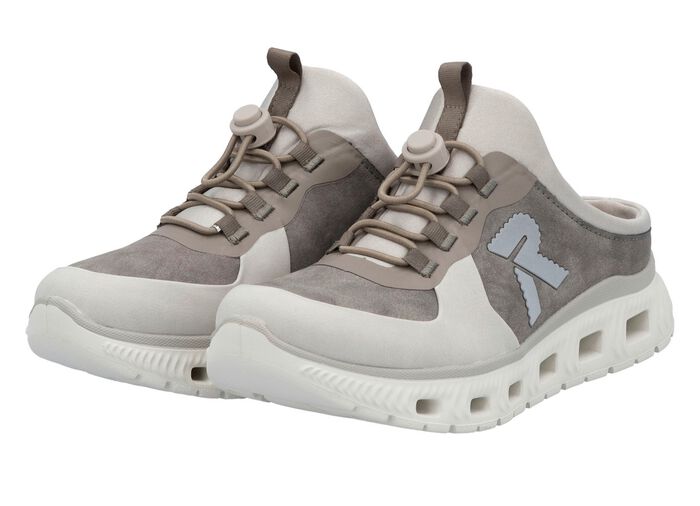 Rieker Slipper mit elastischem Schnellschn&uuml;rsystem mit Stopper 