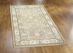 Brücken und Teppiche mit orientalischen Ranken- und Blütenmuster BEIGE