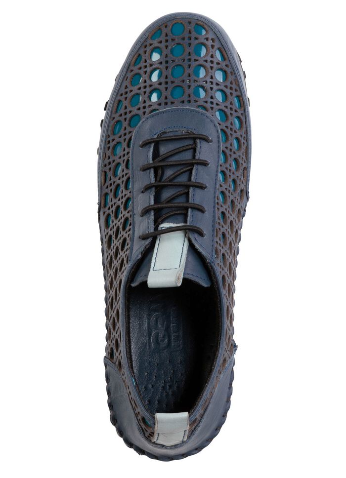 Gemini Schn&uuml;rschuh aus gelochtem Nappaleder 