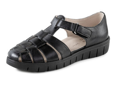 ELENA EDEN, sommerliche Damen-Slipper, Weite H, mit herausnehmbarem Fussbett 