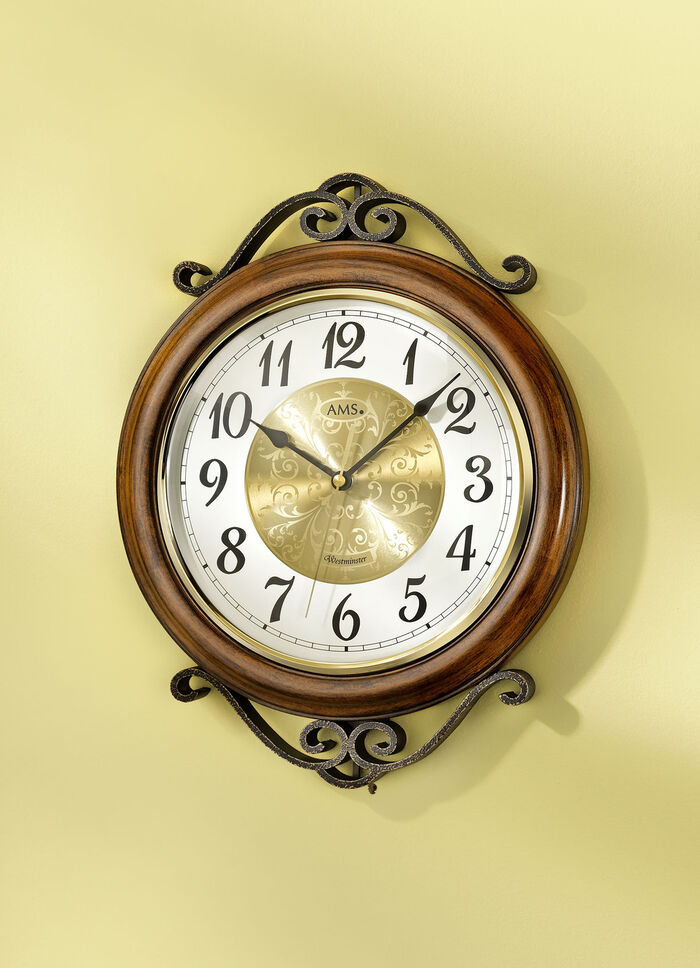Wanduhr im Nostalgie-Design 