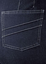 Jeans mit figurgünstiger Teilungsnaht  DUNKELBLAU