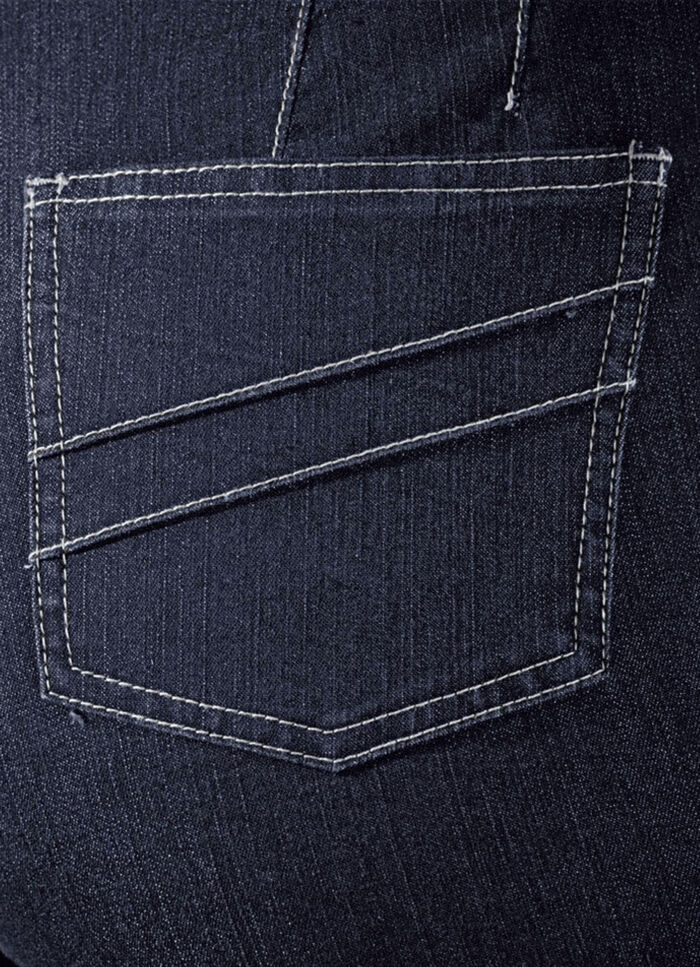 Jeans mit figurgünstiger Teilungsnaht  DUNKELBLAU