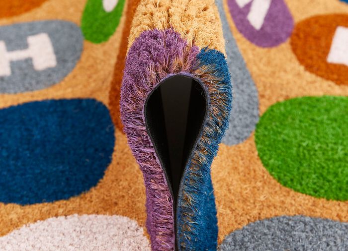 Fussmatte aus echten Kokosfasern 