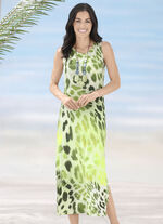 Laurina Kleid mit Allover-Druckdessin, &auml;rmellos 