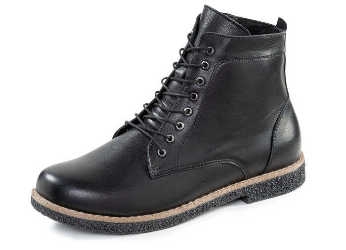 Andrea Conti, klassiche Damen-Boots, mit herausnehmbarem Fussbett SCHWARZ