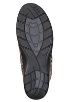 ELENA EDEN, bequeme Damen-Boots, Weite H, mit herausnehmbarem Fussbett BRAUN-SCHWARZ