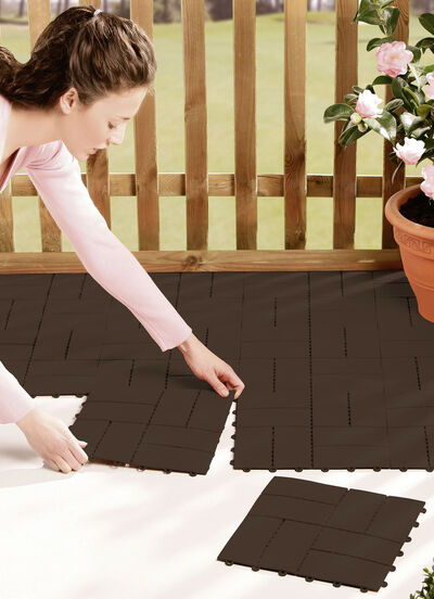 Terrassenplatten-Set, 12-teilig 