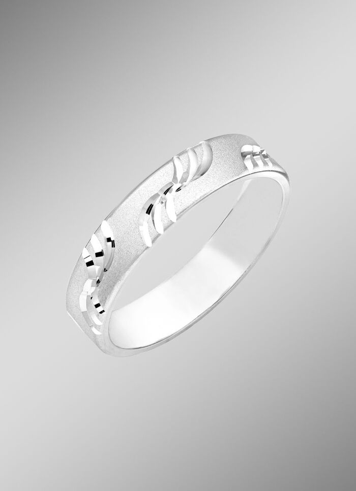 Partnerring mit Diamantmuster 