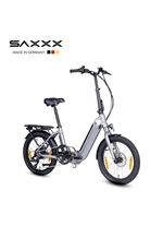 Falt-E-Bike Foldi Comfort von SAXXX  GRAU-SILBER-MATT