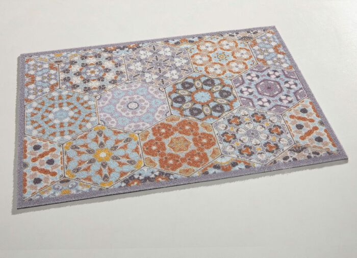 Fussmatte mit rutschhemmender Latex-R&uuml;ckseite 