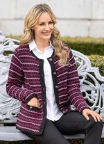 Strickjacke in Jacquard-Dessin 