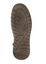 Slipper mit luftigen Durchbr&uuml;chen MARONE-BLAU