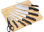 Messerset mit Schneidebrett, 9-teilig 