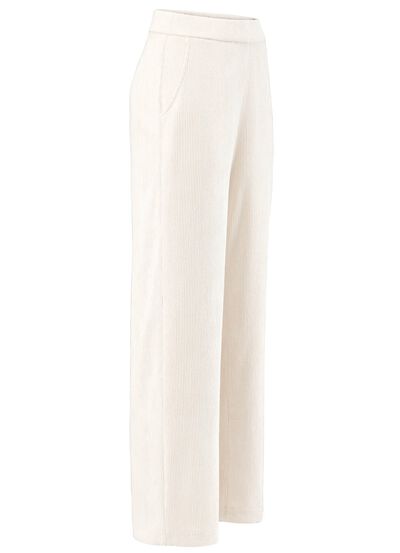 Cordhose mit modisch weitem Beinverlauf 