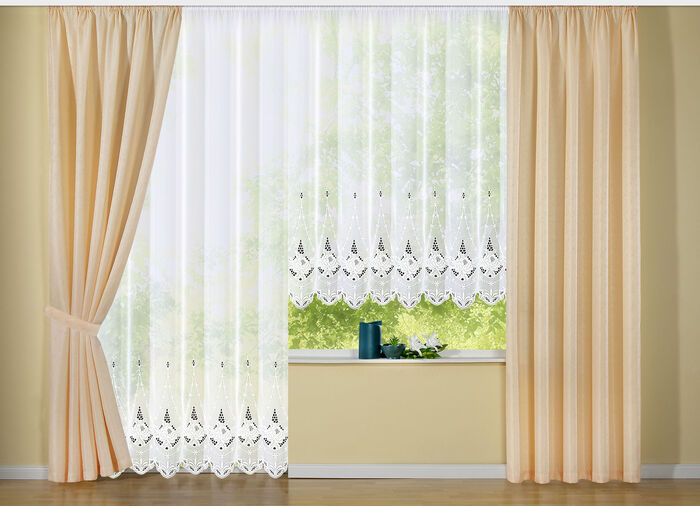 Übervorhang mit Universalschienenband PUDER