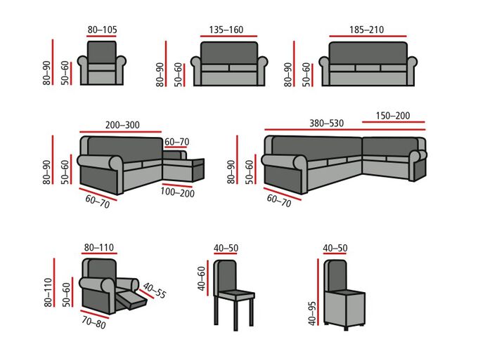 Bi-elastische Mikrofaser-Stretchbezüge BEIGE