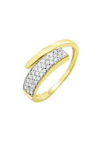 Eleganter Damenring mit Brillanten 