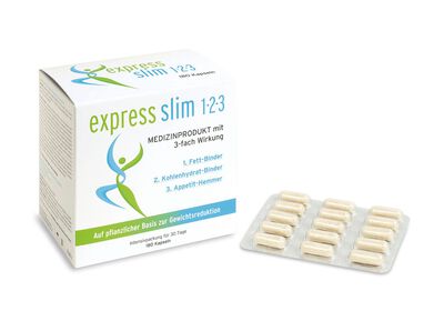 S&auml;ttigungskapseln Express Slim - H&auml;lt l&auml;nger satt 