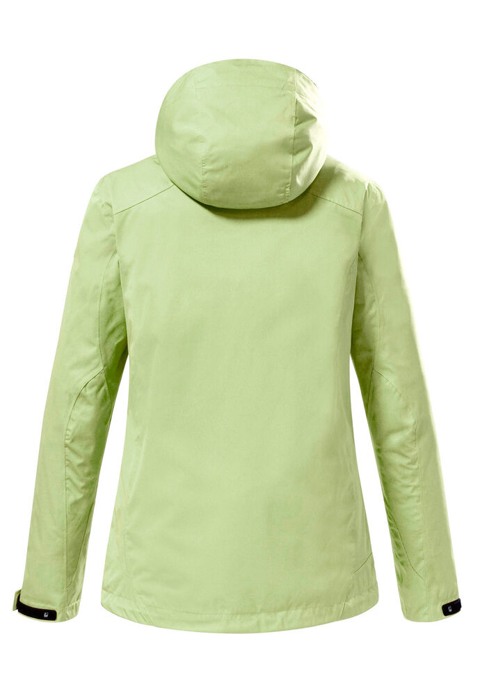 Modische Damen-Funktionsjacke mit abnehmbarer Kapuze MINT