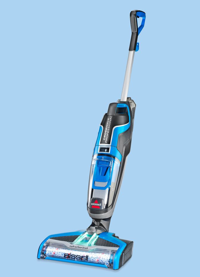 Bissell Nass-Trockensauger inkl. 3 Bürsten und Reiniger BLAU