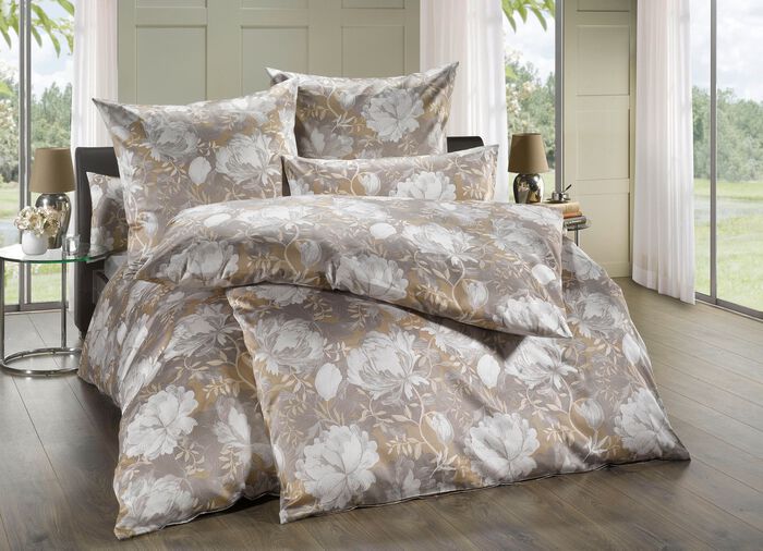 Bettw&auml;sche-Garnitur mit Reissverschluss 