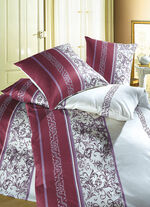 Pflegeleichte Bettwäsche-Garnitur aus 100% Mako-Baumwolle LILA