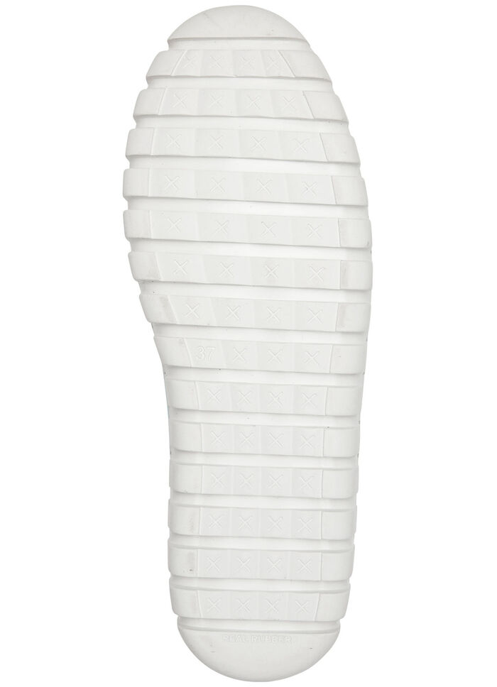 Gemini Schn&uuml;rschuh mit Schn&uuml;rsenkel in Regenbogen-Farben HELLBLAU