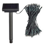 Solar-Lichterkette mit 200 kaltweißen LEDs 