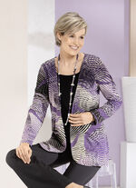 Shirt in Jacken-Optik, 