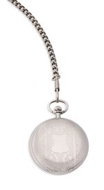 Quartz-Taschenuhr mit Metallgeh&auml;use 