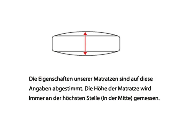 F.a.n.-7-Zonen-Matratze mit sehr guter Körperunterstützung, 