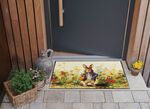 Fussmatte mit Hasen-Motiv 