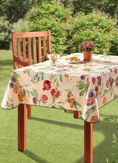 Wachstuch-Tischdecke f&uuml;r innen und aussen 