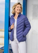 Jacke mit 2-Wege-Zipper JEANSBLAU