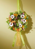 Wandkranz mit Schmetterling, 