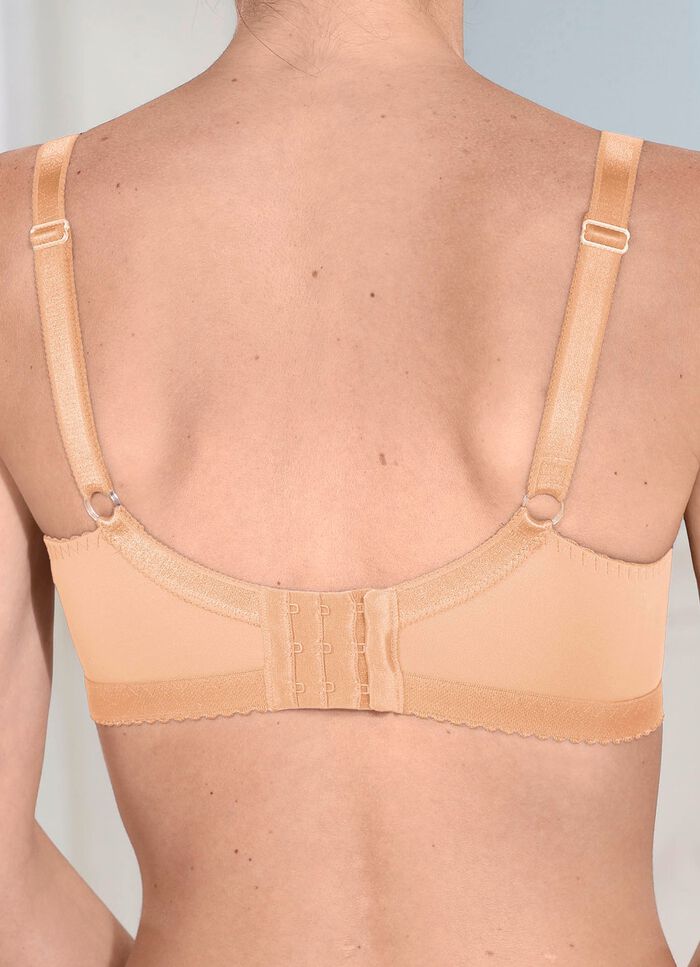 Laurina Zweierpack BH mit farbharmonischer Elastikspitze 