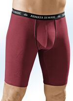 Dreierpack Longpants, mit Elastikbund, Kontrastpaspeln 