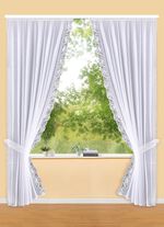 Raffvorhang-Garnitur mit Automatikfaltenband 