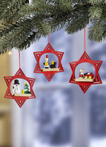 Baumh&auml;nger aus Holz, 3er-Set 