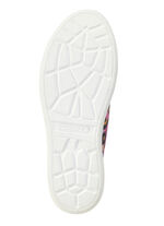 Waldläufer Sneaker mit Streuglitzer und Leo-Druck, 