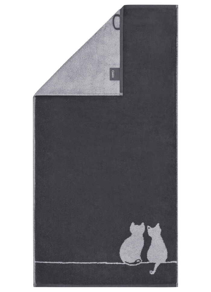 Frottier-Serie von Cawö ANTHRAZIT