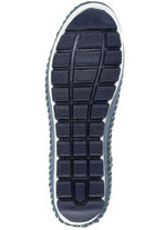 Gemini Mokassin-Slipper mit sommerlicher Perforierung JEANS