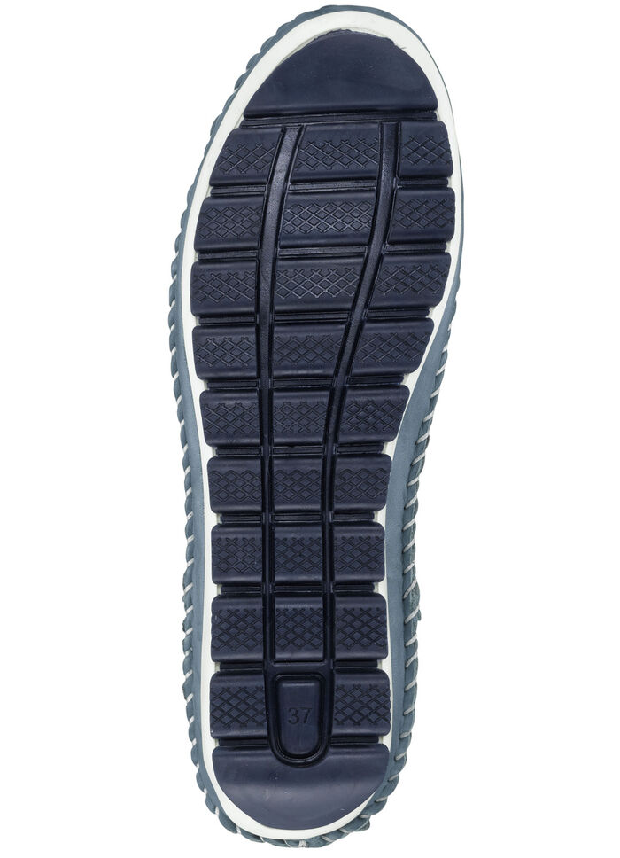 Gemini Mokassin-Slipper mit sommerlicher Perforierung JEANS