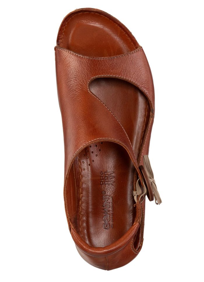 Gemini Sandale aus teils schattiertem Rind-Nappaleder 