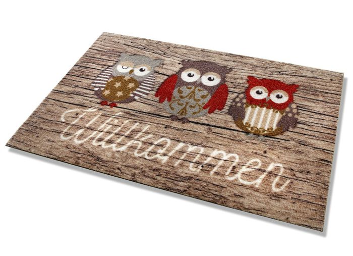 Fussmatte mit rutschhemmend beschichteter R&uuml;ckseite 